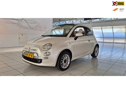 Fiat 500 C 1.4 Lounge elektrisch cabriodak/airco/half leder