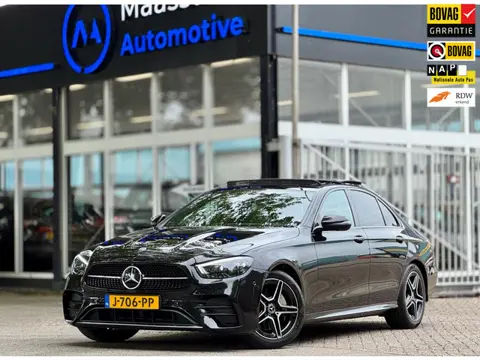 Mercedes-Benz E-klasse AMG Pano Burmester Drive Pilot Memory Sfeerverlichting Dodehoeksensor Adaptiv