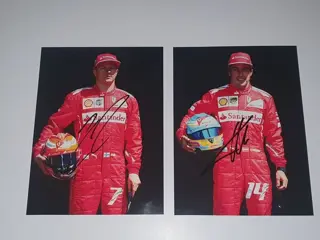 Ferrari - Formule 1 - Kimi Räikkönen &amp; Fernando Alonso