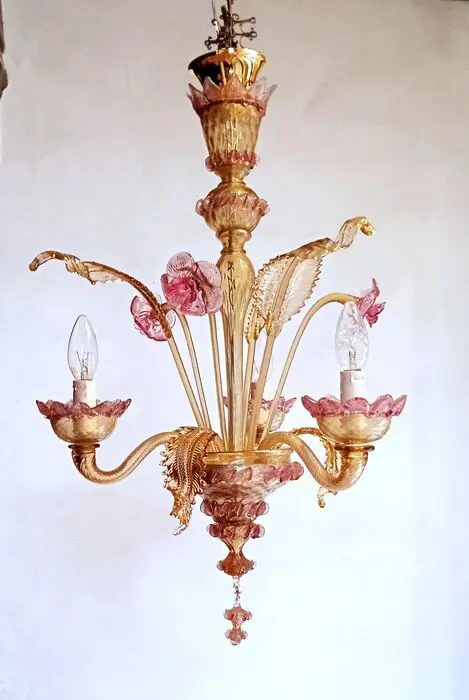 No Reserve - Kroonluchter met 3 armen