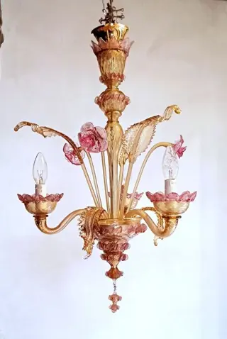 No Reserve - Kroonluchter met 3 armen