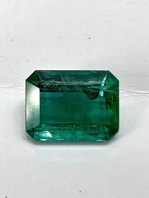 Groen, Levendig Smaragd - 5.96 ct