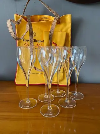 Champagne glazen (7) - Kristal