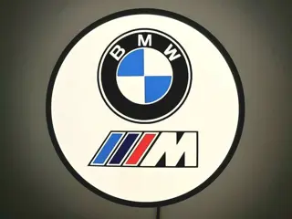 Bord - BMW M Power Illuminated round lightbox dimmable with