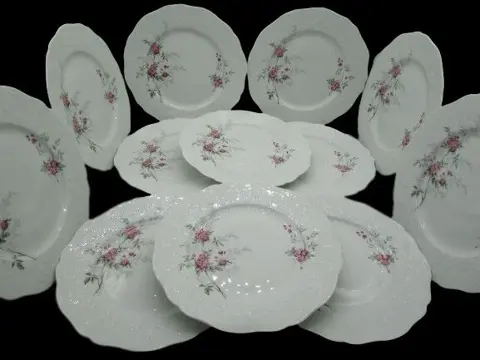 Limoges - Dinerborden (12) - Porselein