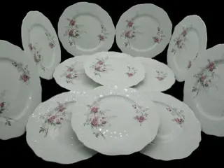 Limoges - Dinerborden (12) - Porselein