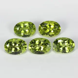 5 pcsGeen minimumprijs - Peridot - 4.65 ct