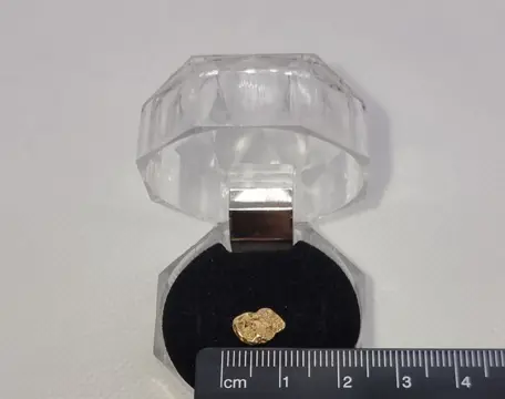 Goud natuurlijk goudklompje Australië - 0.84 g - (1)