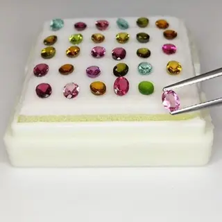 30 pcs Veelkleurig Toermalijn - 5.16 ct