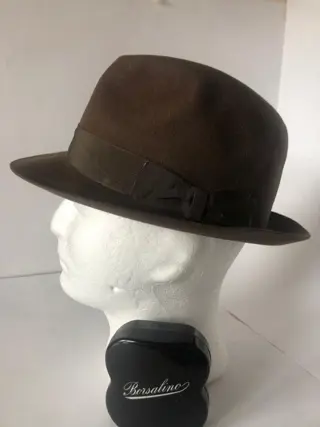 Borsalino - Fedora Grand Prix Paris 1900 Taglia 57 - Hoed