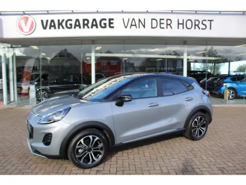 Ford Puma 1.0-125pk EcoBoost Hybrid Titanium Nieuw Model Naviagtie , Camera , Stoel , Stuur en Voorr