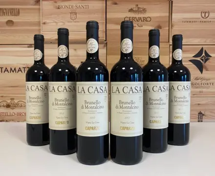 2017 Caparzo "La Casa" - Brunello di Montalcino - 6 Flessen