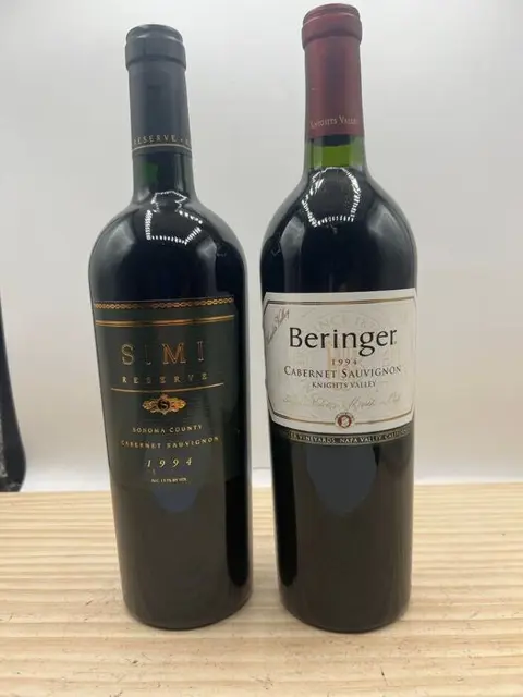 1994 Simi "Reserve" &amp; Beringer "Cabernet Sauvignon" - 2