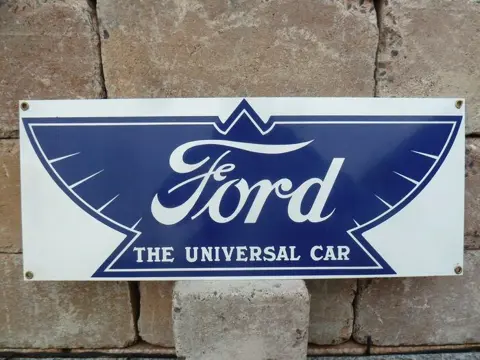 Bord - FORD The universal car Emailschild - Ford USA - Na