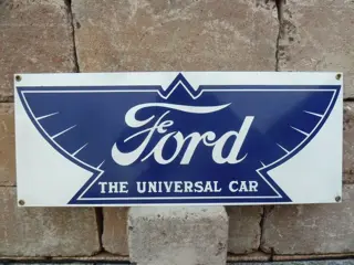 Bord - FORD The universal car Emailschild - Ford USA - Na