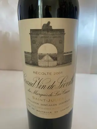 2001 CHÂTEAU LEOVILLE LAS CASES - Saint-Julien 2ème Grand Cru Classé - 1 Fles (0,75 liter)