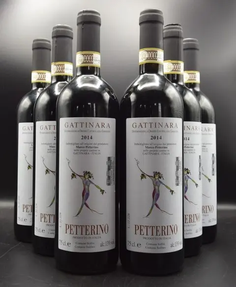 2014 Petterino, Gattinara - Piëmont - 6 Flessen (0.75 liter)
