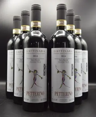 2014 Petterino, Gattinara - Piëmont - 6 Flessen (0.75 liter)