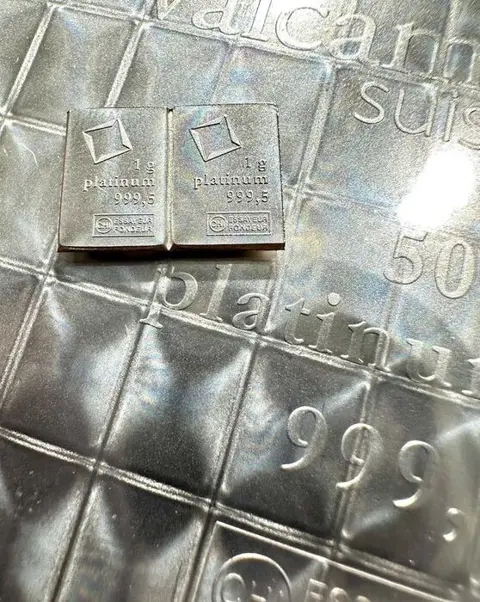 2 gram - Platina .999 - Valcambi