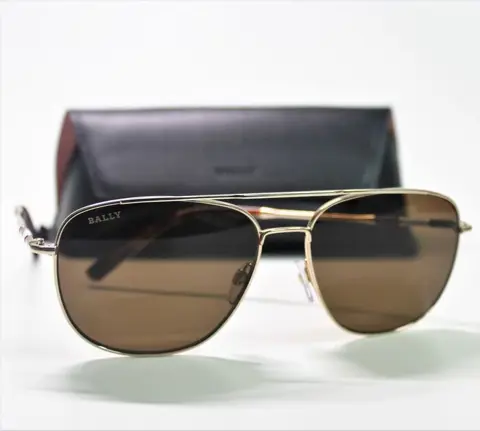 Bally - BY0058 28E Sonnenbrille gold braun - Zonnebril