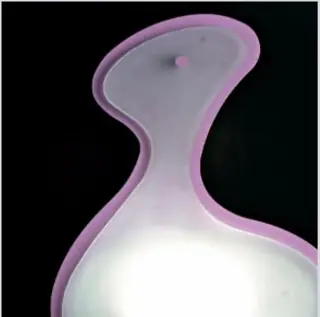 Flaver - Muurlamp - Jean lilla