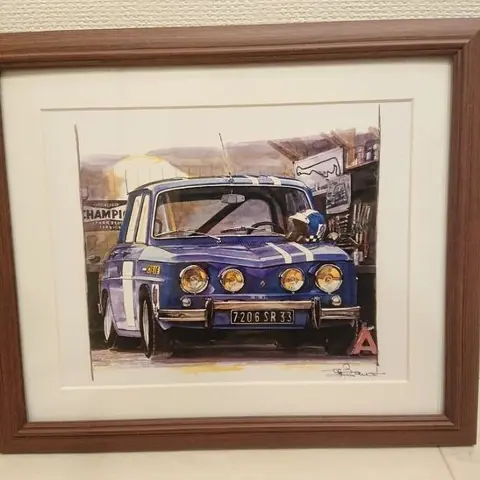 Afbeelding/illustratie - Renault R8 Gordini Rally by Bow -
