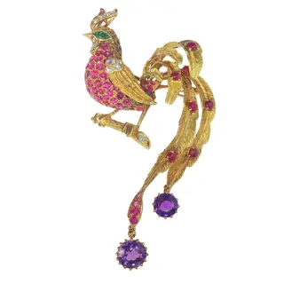 Vintage Treasures: The Champagnat Bird Brooch