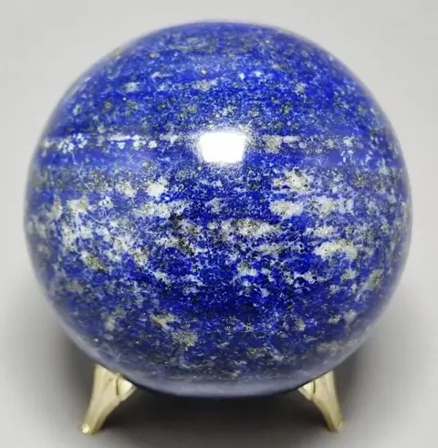 Afghaanse Lapis Lazuli minerale steen Bol - 85×85×85 mm -