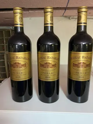 2012 Château Batailley - Pauillac 5ème Grand Cru Classé - 3 Flessen (0.75 liter)