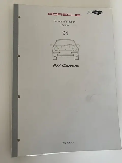 Brochures/catalogi - Service information Technik - Porsche