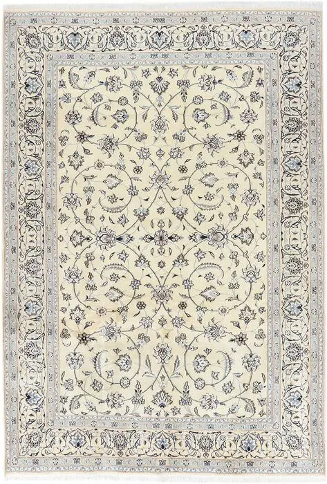 Nain 9 La mit sehr viel Seide - zeer fijn tapijt - 290 cm -