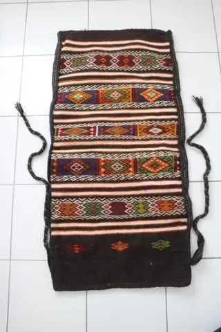 Yuruk - Turkse nomadische graanzak, Chuval - 124 cm - 60 cm