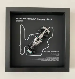 Decoratief object - FRAMEDWHEELS - GP F1 Hungary 2019