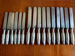 Paris - Messenset, 25cm (16) - .800 zilver, Staal