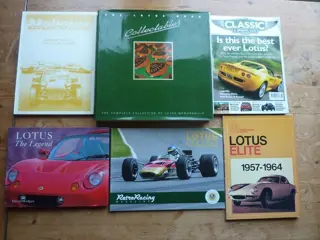 Boeken - Buch Konvolut 6x Lotus publicaties (Elite, Elise