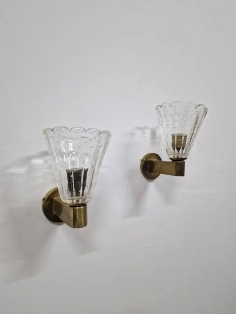 Attr. - Barovier &amp; Toso - Muurlamp (2)