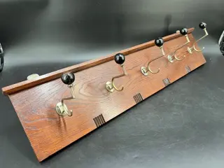 Unieke Amsterdamse school kapstok met 5 karakteristieke