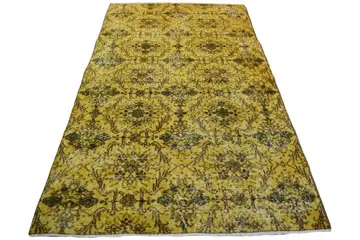 Yellow vintage - Vloerkleed - 206 cm - 117 cm