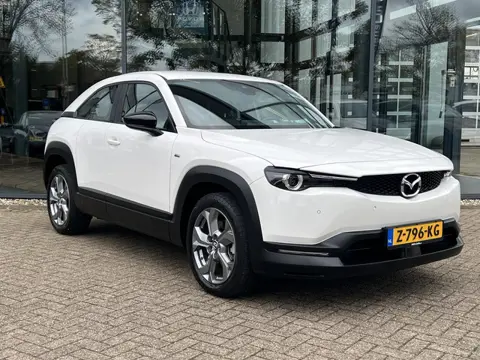 Mazda MX-30 e-SkyActiv EV 145 Prime-line 36 kWh AUTOMAAT | PARKEERSENSOREN V+A | DODEHOEKDETECTIE | 