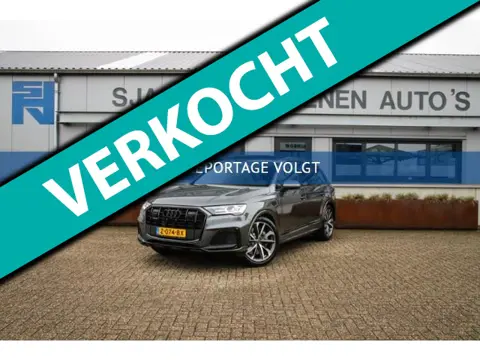 Audi Q7 55TFSI e Quattro Pro Line S S-Line 381pk Automaat! 1e|DLR|Luchtvering|Panoramadak|Virtual|Ku