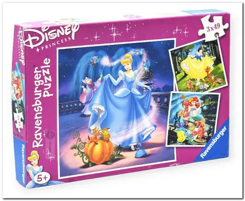 Disney Princess - Ravensburger - 3 x 49 stukjes