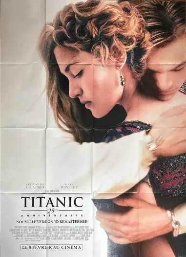 TITANIC 25 TH. ANNIVERSARY filmposter.