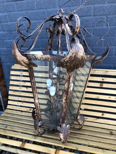 Antieke hang lantaren, , XXXXL , ,kroonluchter GROOT