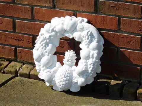 Muurdecoratie ,fruitkrans,kado