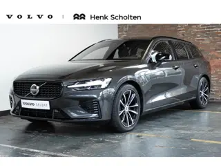 Volvo V60 T6 Plug-in hybrid AWD Plus Dark | Panoramadak | Trekhaak semi elektrisch | Verwarmbare Voo
