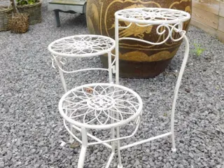 Bloemtafel, uitklapbaar tafel van 3