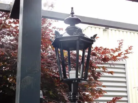 Buitenlamp ,wandlamp, aluminium ,wandlamd