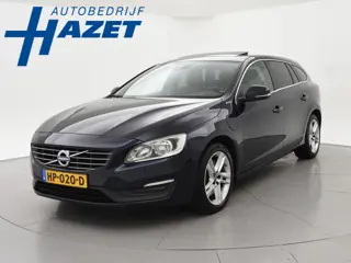Volvo V60 2.4 D6 TWIN ENGINE *EURO 6* 285 PK + SCHUIFDAK | LEDER | STOELVERW.