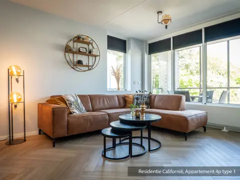 Appartement in complex op 5 minuten fietsen van het strand