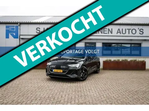Audi E-tron 50 Quattro Launch S edition Black S Line 71 kWh 313pk! 1e Eig|NL|DLR|Panoramadak|Virtual